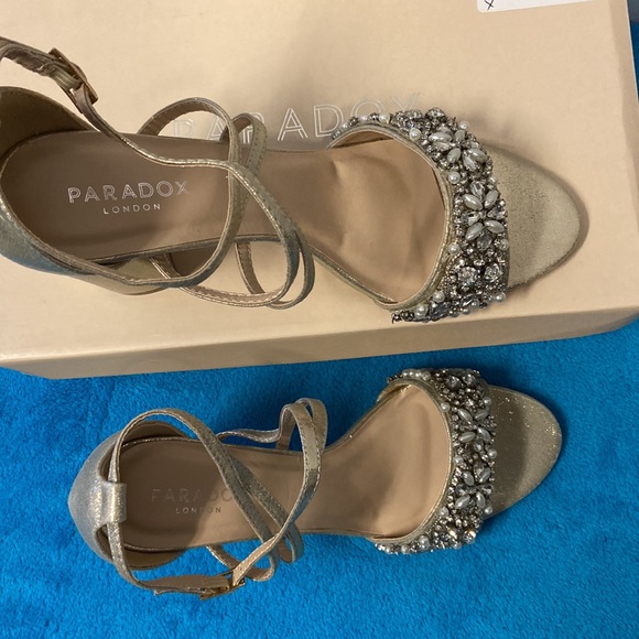 Paradox London Hira Strappy Heels. - Picture 2 of 5